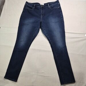 BKE Denim Gabby Skinny Curvy Y2k Style 36R Blue Jeans